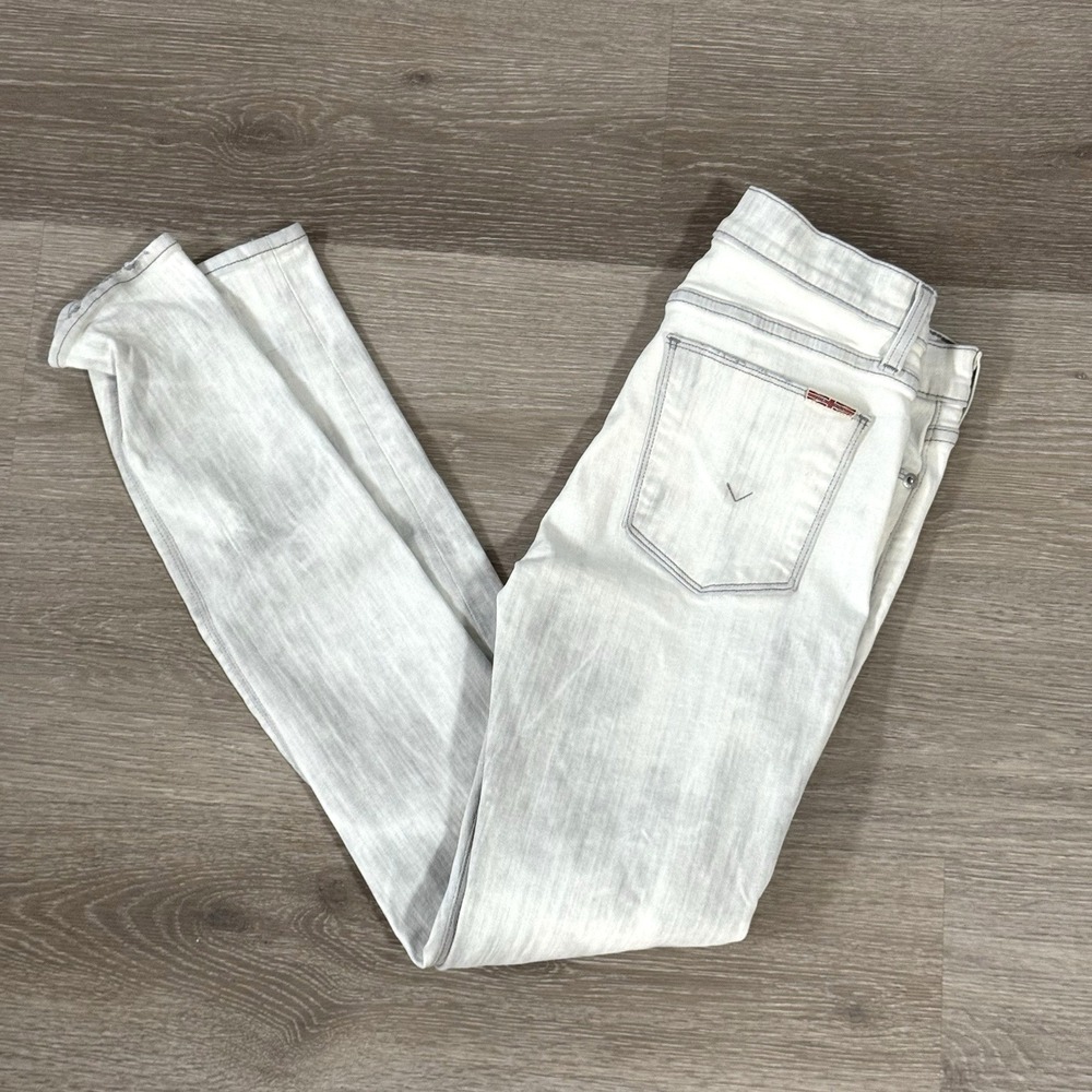 Hudson Gray Nico Super Skinny Midrise Distressed Jeans USA Women's Size 27